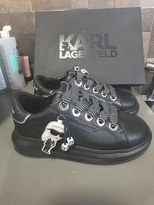 Sneakers karl lagerfeld 37 piele naturala