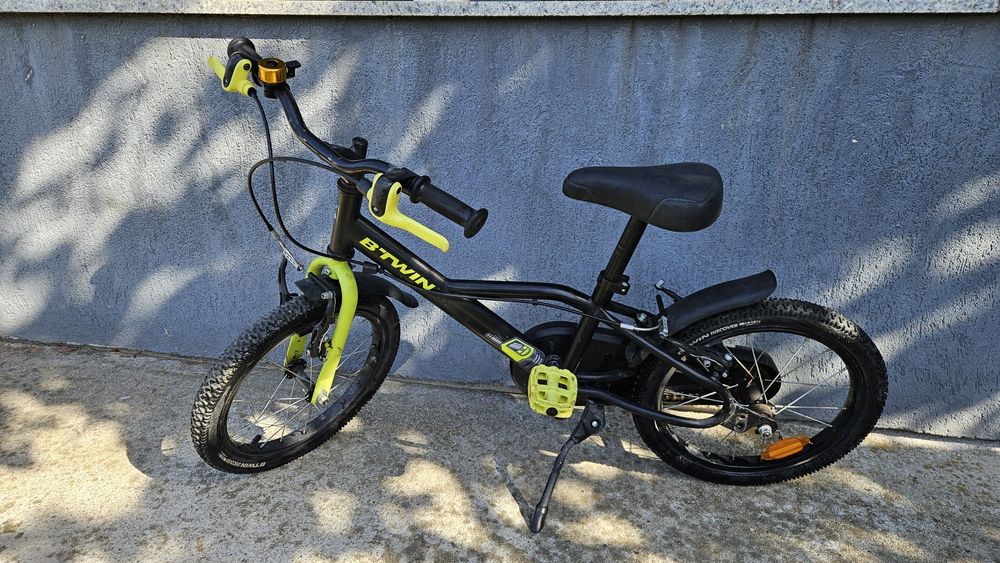 Bicicleta BTWIN 16 inch pentru copii de 4-6 ani