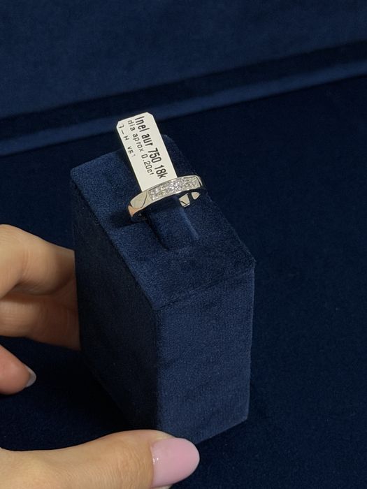 Inel aur 18k cu diamante 0.20 ct