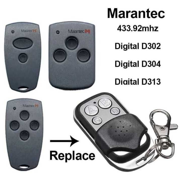 Клониращо Универсално Дистанционно 433mhz за гаражни врати и бариери