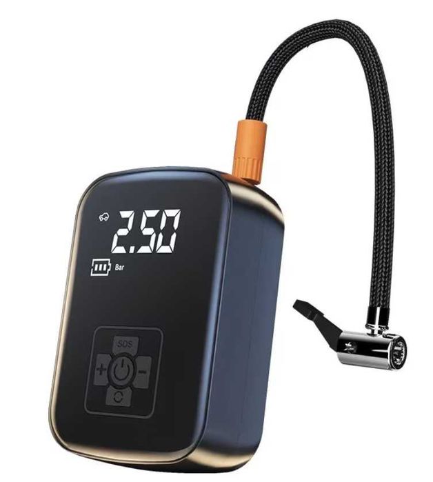 Pompa de aer auto - bicicleta - minge portabila - acumulator sau cablu