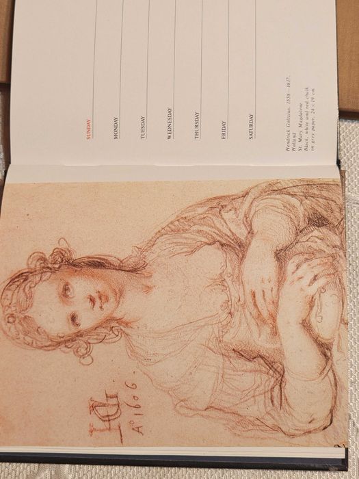 Руска Книга Календар Съкровища  на Ермитажа 1984 г.- Английски Език.