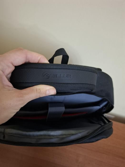 Rucsac laptop Companion Tellur, cu port USB, 15.6", Negru
