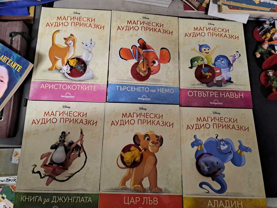 Аудио приказки на Disney - комплект от 30 броя + колонка