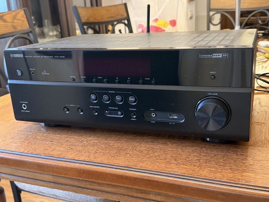 Receiver AV  7.2 Yamaha RX-V583 – Dolby Atmos  5.1  HTR-4068 (4K, Wi-Fi, Bluetooth, MusicCast)