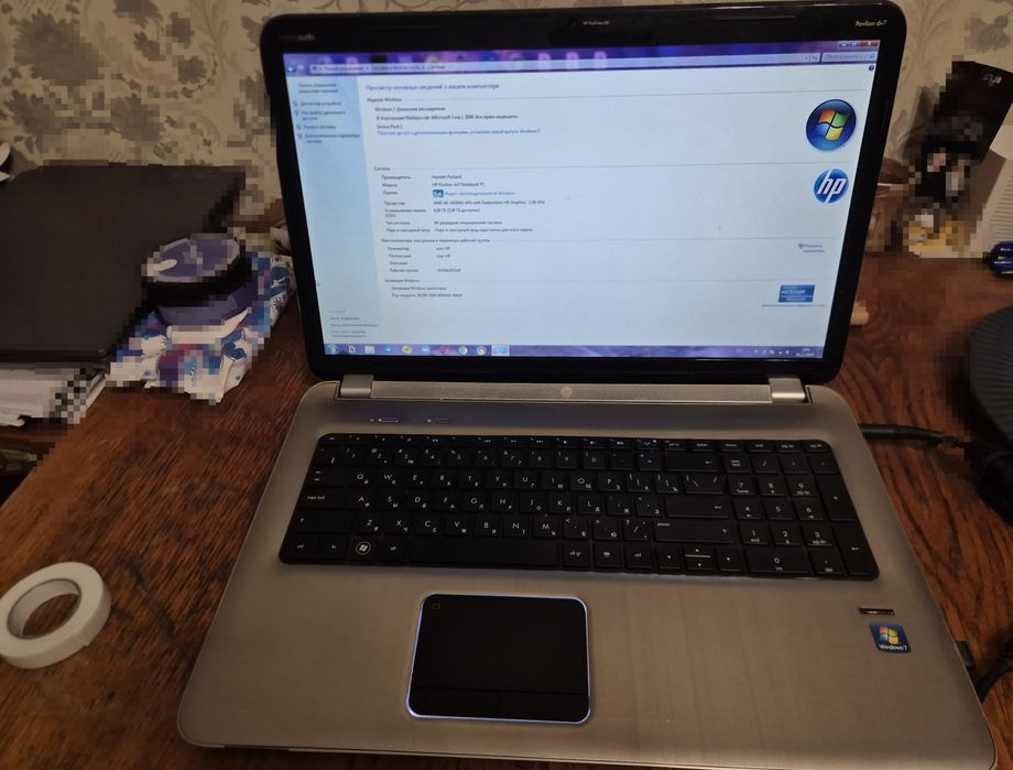 Ноутбук HP Pavillion dv7