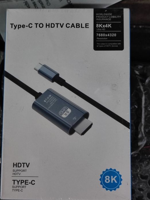 Type C to HDTV (HDMI) kabel