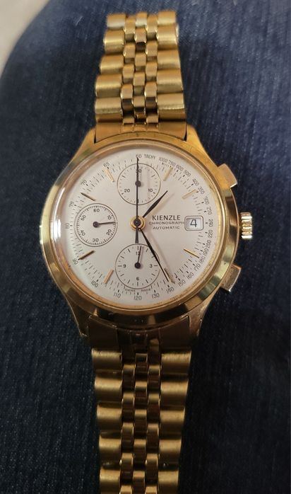 Ceas placat aur valjoux 7750 Kienzle Germany vintage