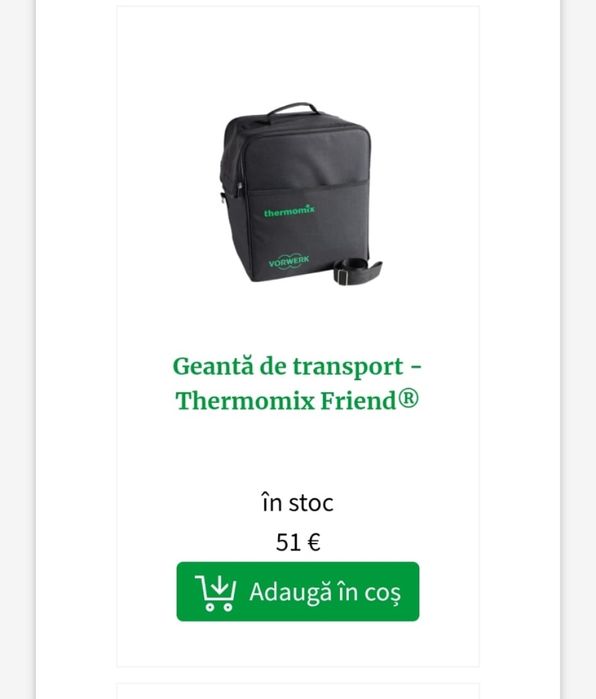 Geanta transport Termomix