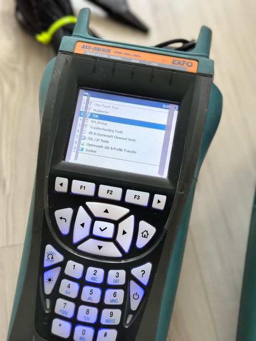 EXFO AXS 200/635 Sharp Tester Testare Linii Telecomunicatii Multimetru Digital Dmm Stare Buna