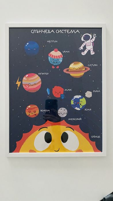 Монтесори постери - Слънчева система