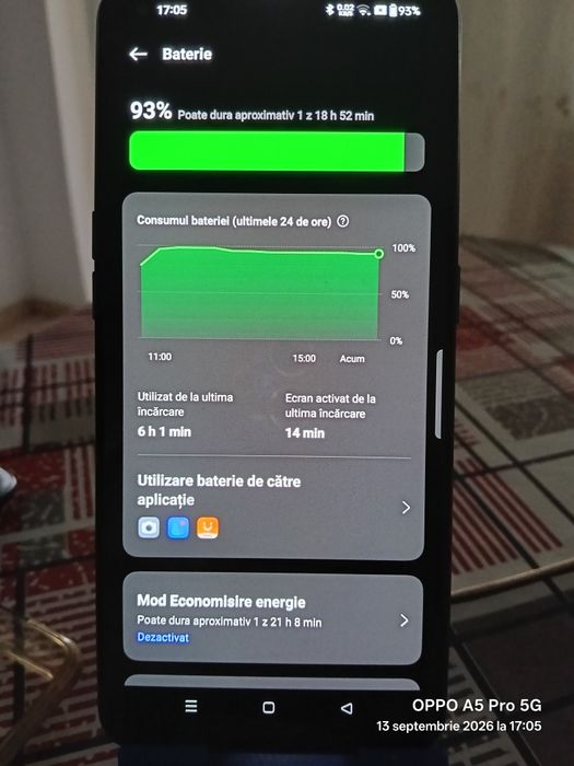 Oppo reno 5 lite . Stare baterie bună. Stare optică bună.