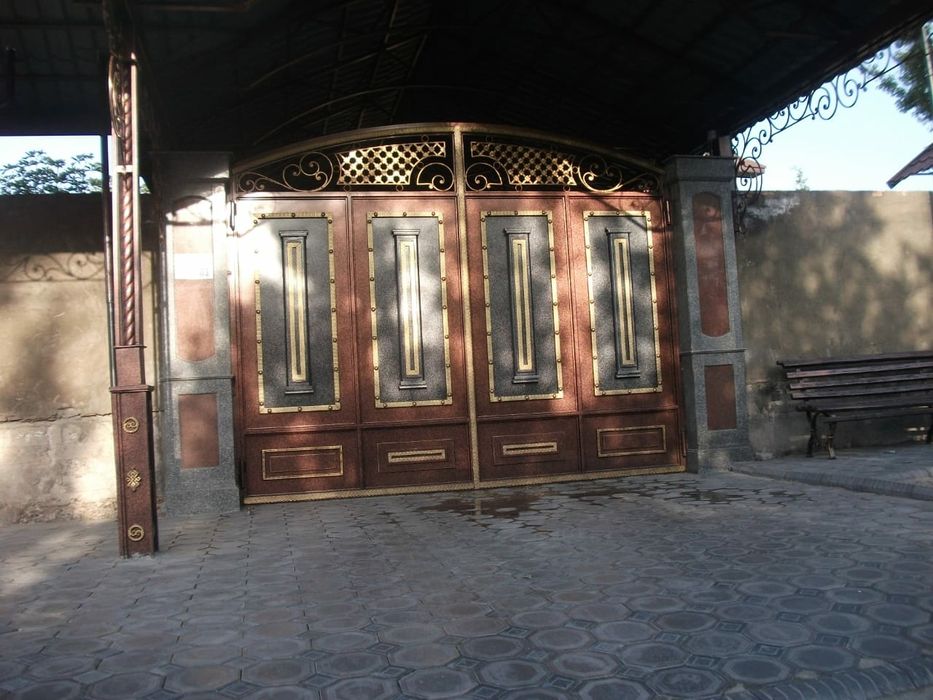 Покраска ворот профессионально