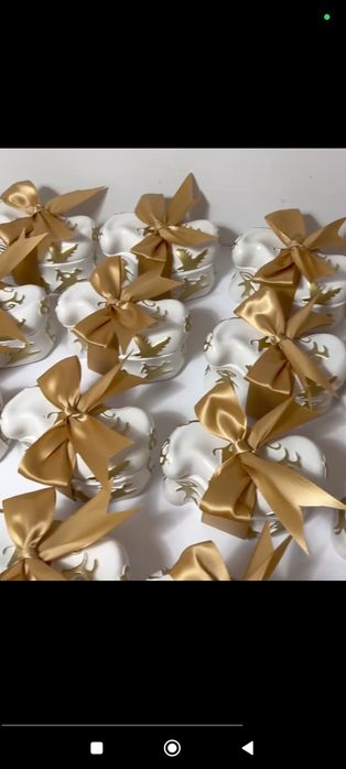 Бонбоньерки из гипса