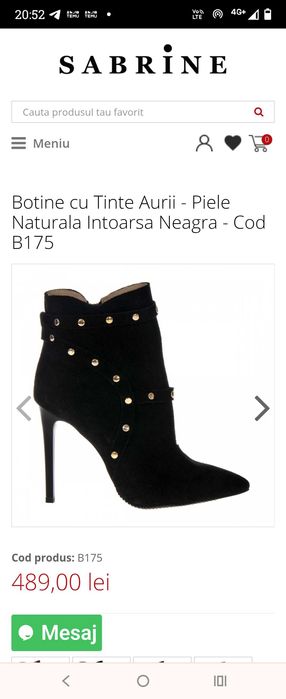 Botine Sabrine NOI Piele naturala 36