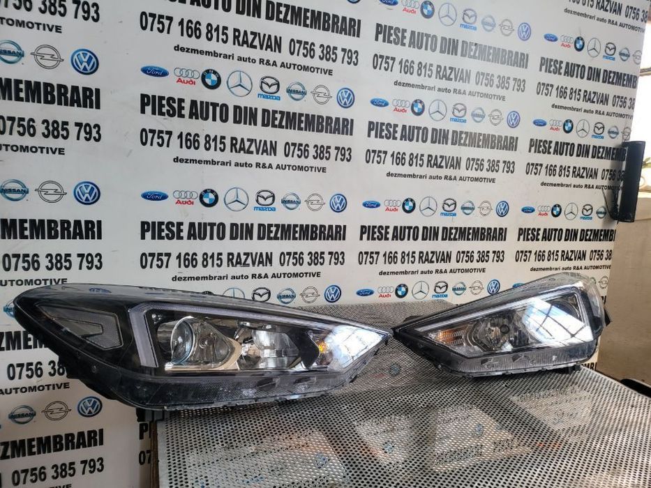 Faruri Far Stanga Dreapta Hyundai Tucson An 2015-2020 Facelift H7+LED Originale Absolut Intacte