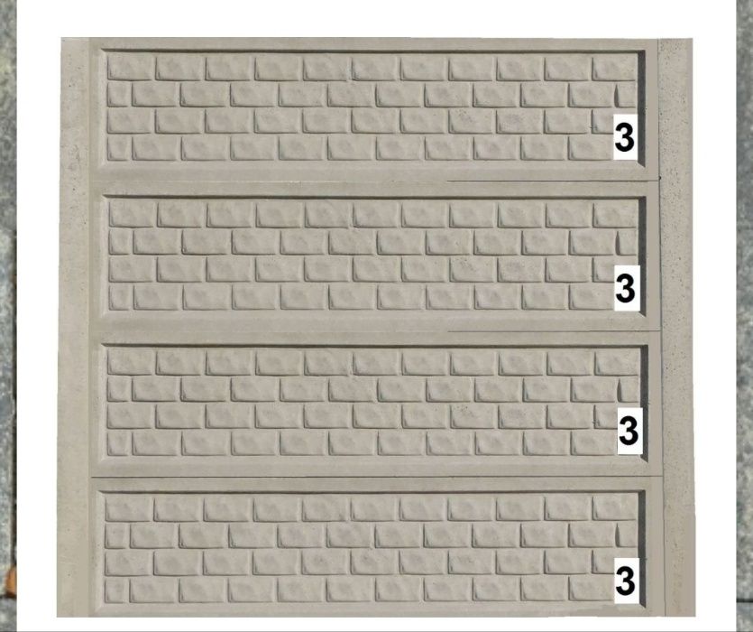 Gard placi beton și bolțari, MONTAJ cu toate materialele incluse.