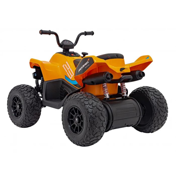 ATV electric pentru copii, 109cm, 4x4, roti moi, Racing, Orange,