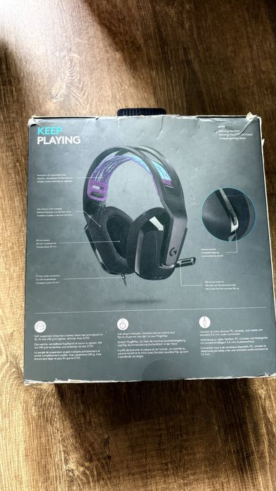 Гейминг слушалки Logitech G335 с микрофон, 3.5 мм жак