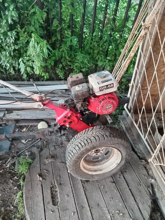 Мотоблок с прицепом