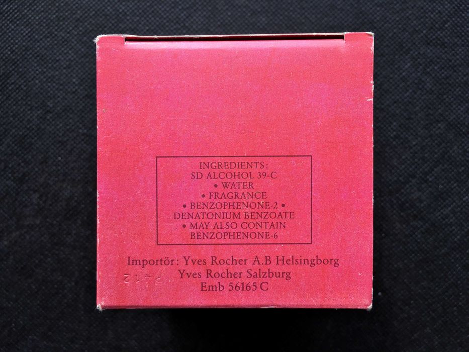 VINTAGE 1995 Made In France YVES ROCHER® FRUIT ROUGE 50ml EDT Splash