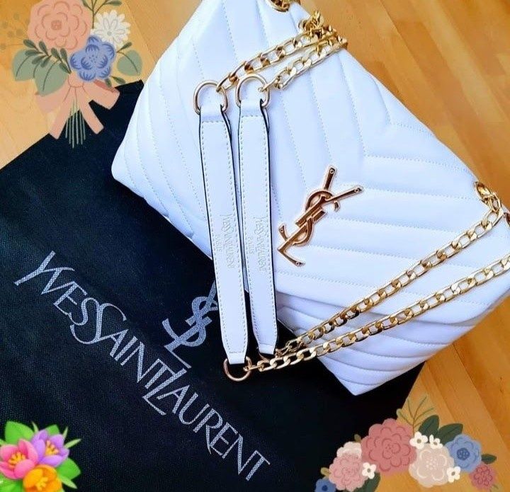 Genti dama,alb si negru,super model, logo metalic, saculet, etichetă