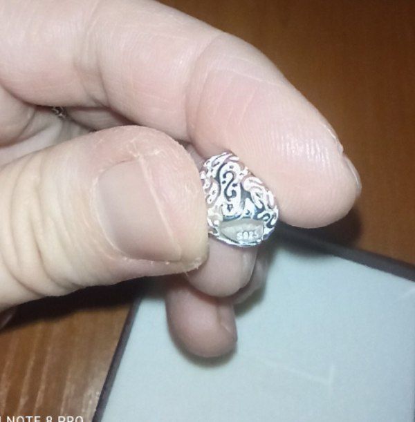 Серебряный шарм-подвеска