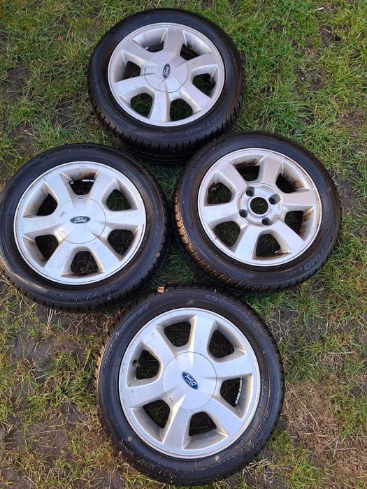 Set 4x jante aliaj 14" marca FORD +  ANVELOPE
