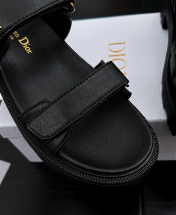 Чёрные сандалии DIOR