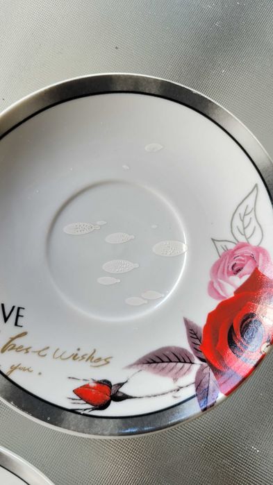 Set 6 cesti din ceramica pentru ceai