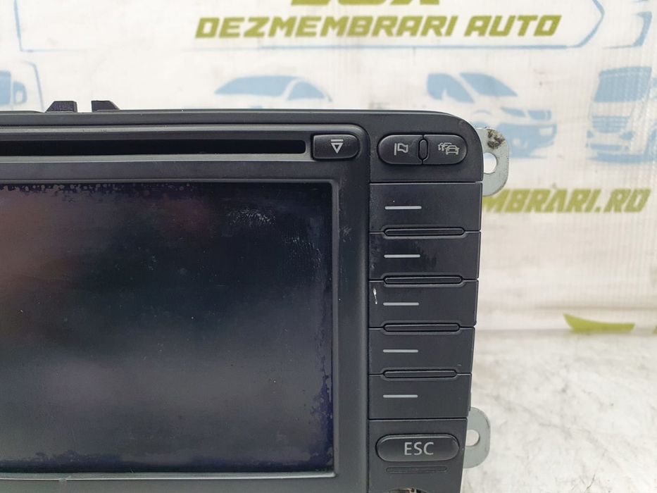 Radio cd mp3 player cu navigatie 1z0035194a Skoda Octavia 2 (facelift) (2008 - 2013)