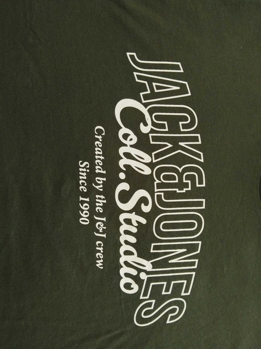 Tricou Jack & Jones verde, mărimea L – stare foarte bună
