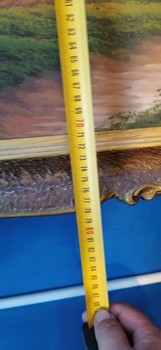 Tablou vechi pe panza