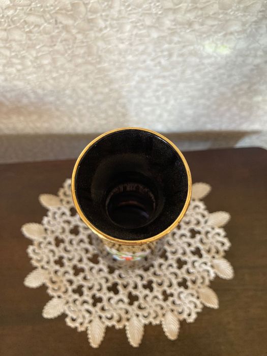 Ваза BOHEMIA -24 к позлатено фолио