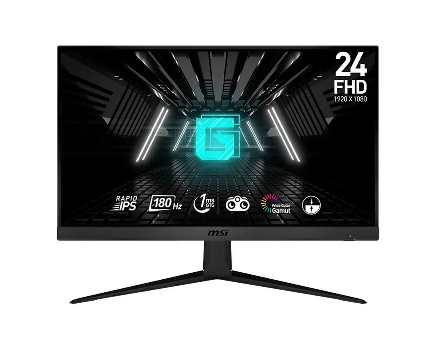 Гейминг монитор MSI G2412F, 23.8'', 180Hz, 1 ms, IPS, черен