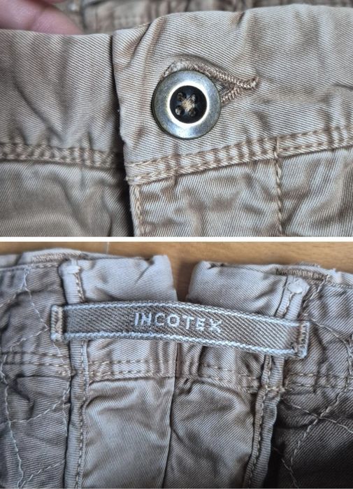 Pantaloni Exclusivişti Incotex Slim Fit Stretch, Bărbați - W36/XL