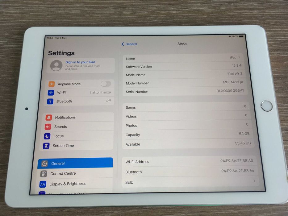 ipad air 2 wifi 64 gb
