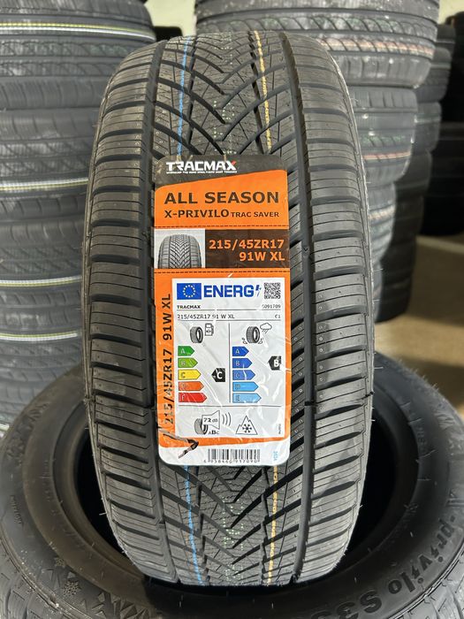 Нови всесезонни 215/45R17 91WXL A/STRACSAVER TRACMAX Нов ДОТ