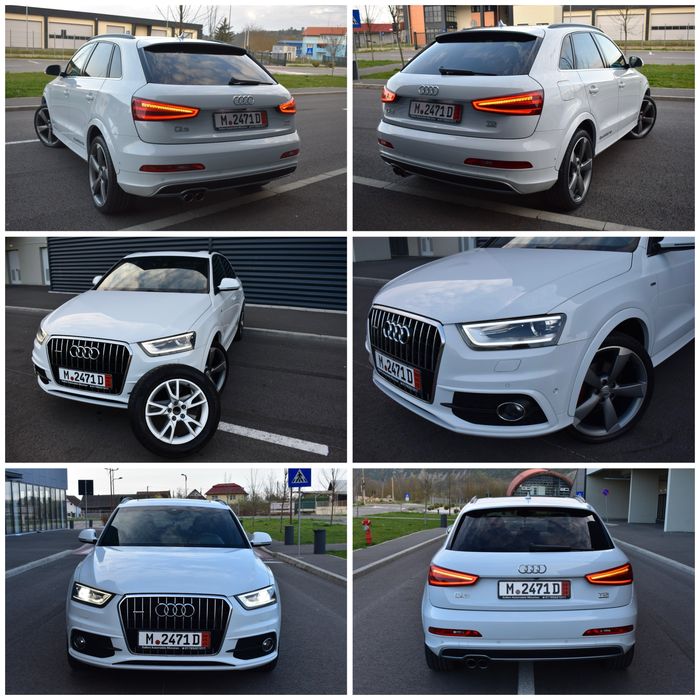 AUDI Q3 • 3xS-LINE • QUATTRO 4x4 • AUTOMAT •2.0 tdi 177cp • DIESEL