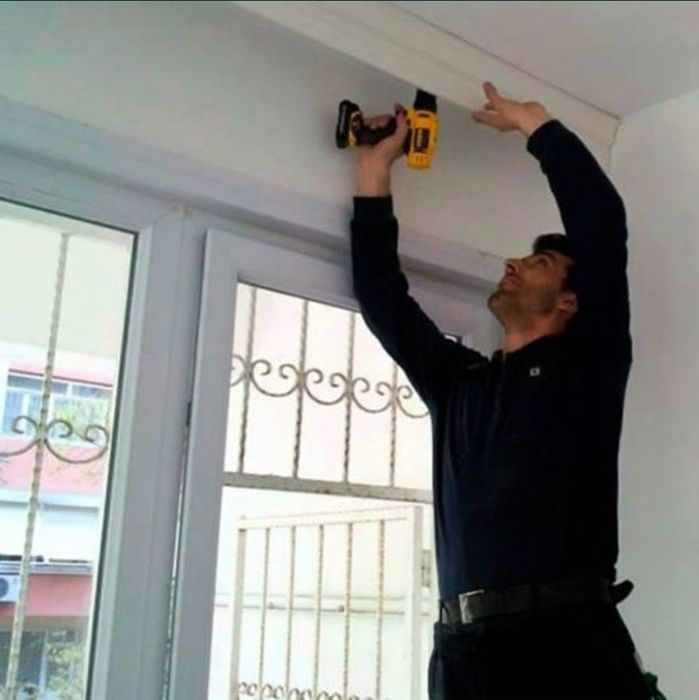 Потолочный Карниз ПВХ доставка установка