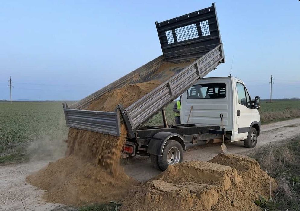 Nisip Constructii / Amenajari – Transport bascula 3,5 in Oradea si Bihor