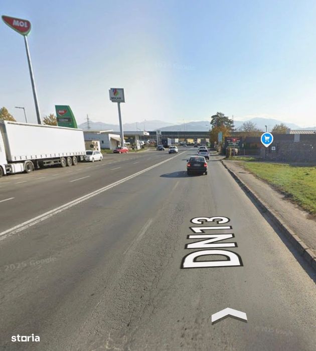 Teren 8597 mp, DN 13 b-dul Grivitei, PUZ existent shoroom, servicii.