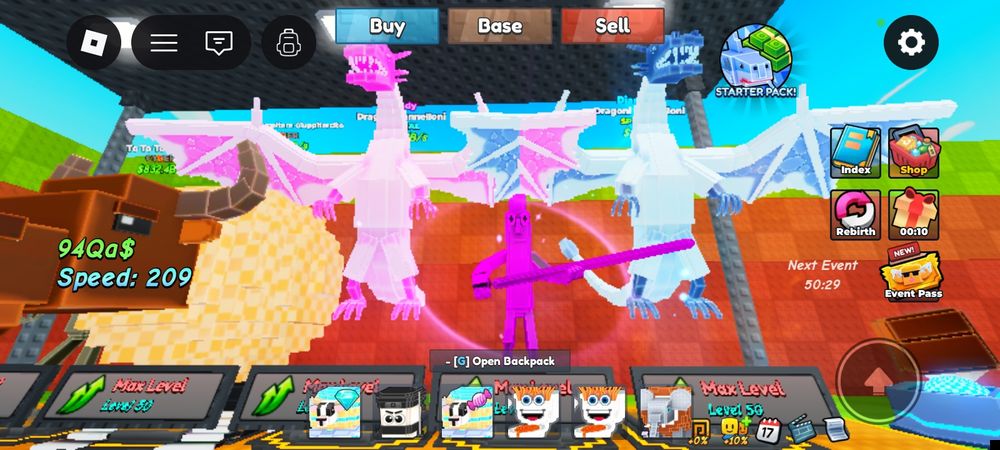 3 кибера Be a lucky block