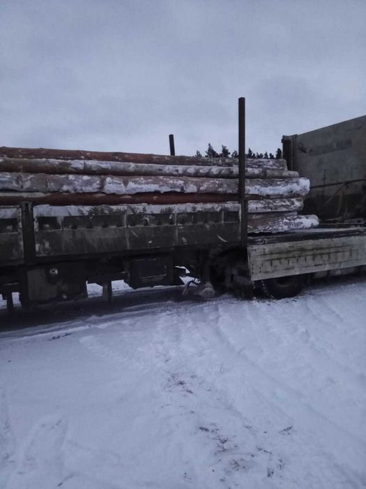 Деревянные опоры для ЛЭП и пиломатериалы