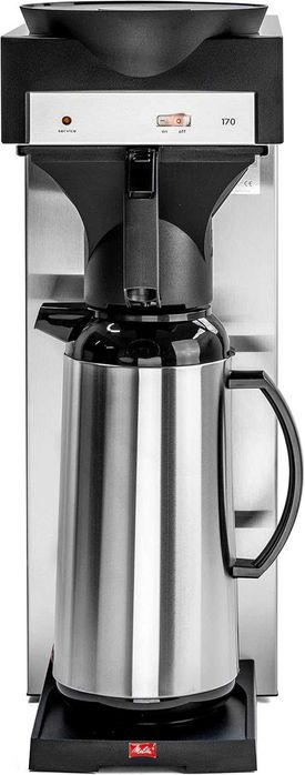 Melitta 20347 Кафемашина с филтър за изолирана кутия 170 м, неръждаема стомана / черна