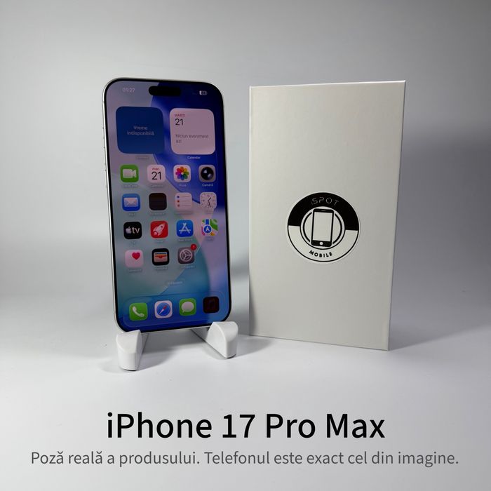 ispotmobile.ro  iPhone 17 Pro Max 256GB Garanție 2 ani
