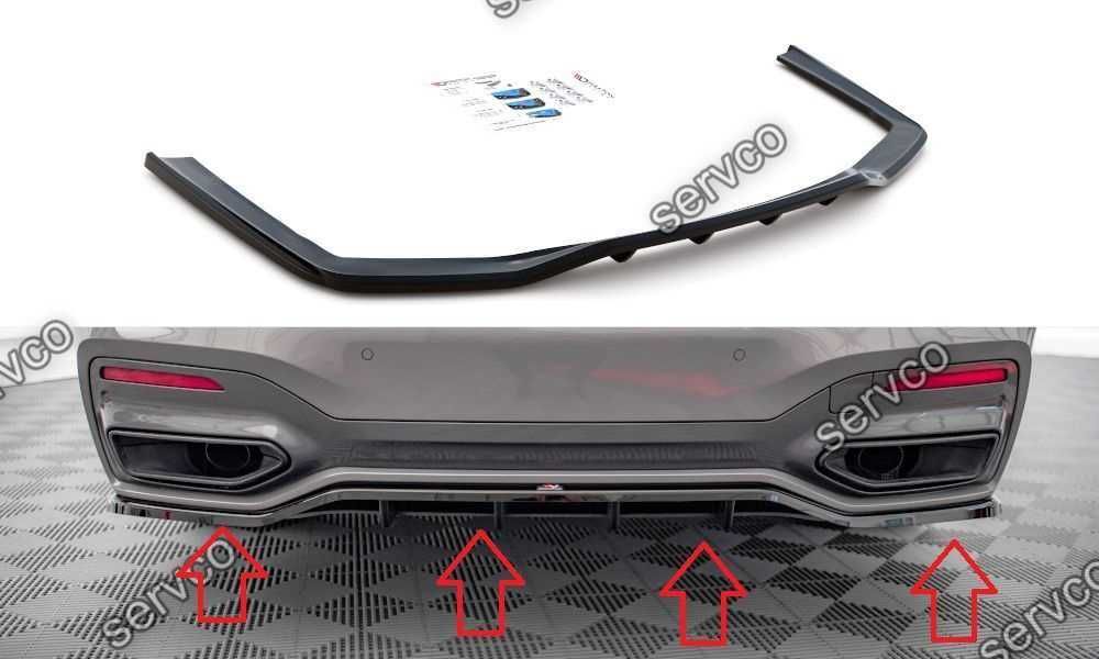 Pachet lip prelungiri bara fata si spate BMW Seria 7 G11 G12 M-Pack Facelift 2019-2022 Maxton Design