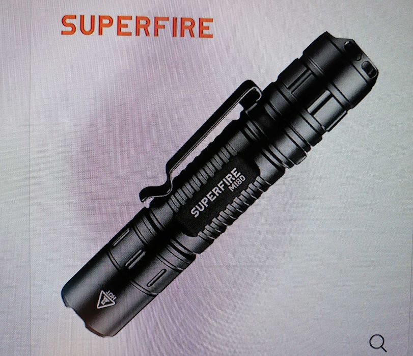 lanterna superfire M 180-S 1100 lumeni