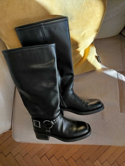 Високи дамски ботуши Мохито, 38 номер, черни