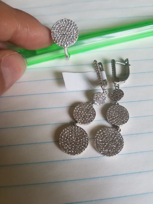 Серебро комплект новый 12грамм